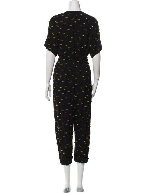 Rachel Comey Printed V-Neck Jumpsuit