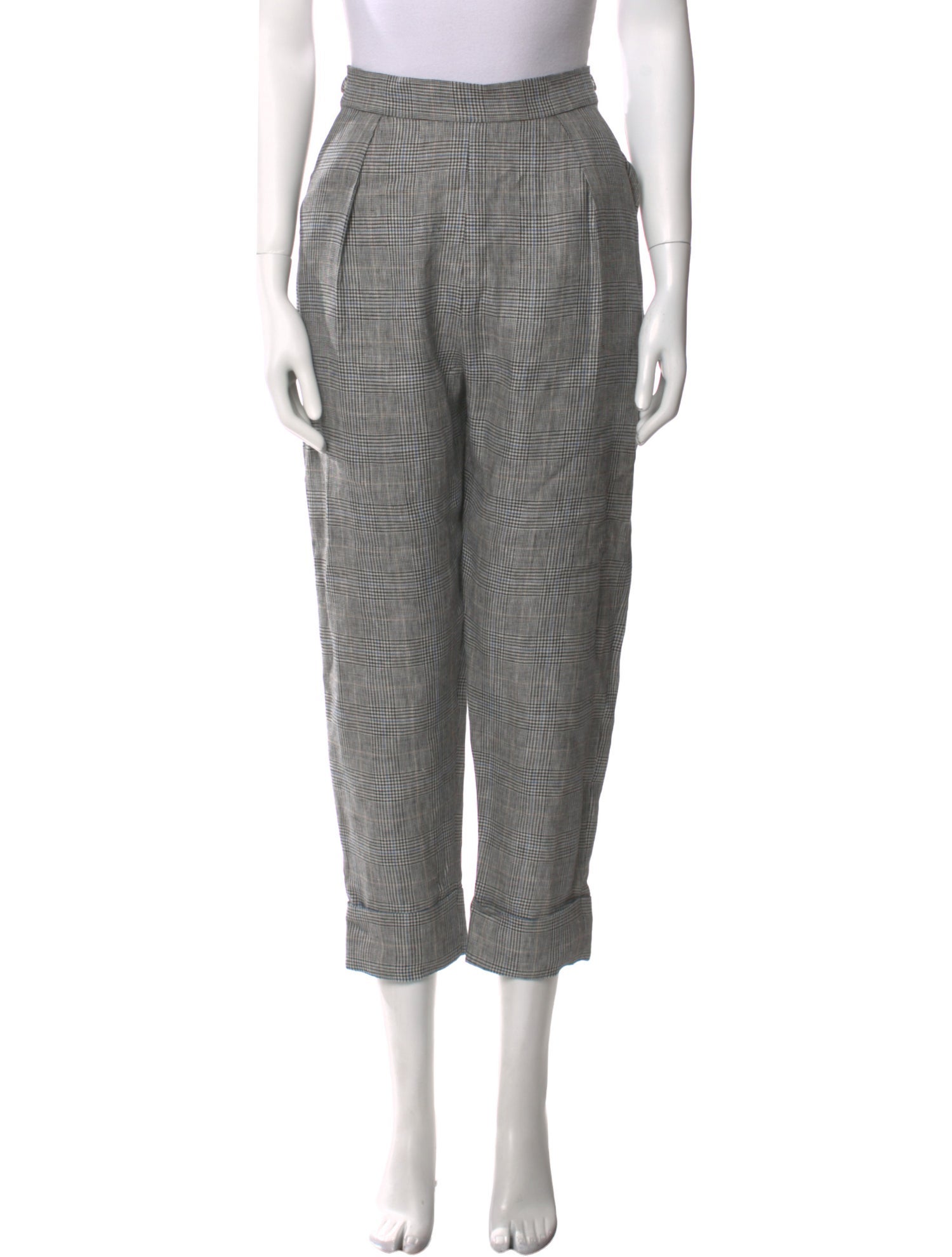 Rachel Comey Plaid Print Straight Leg Pants