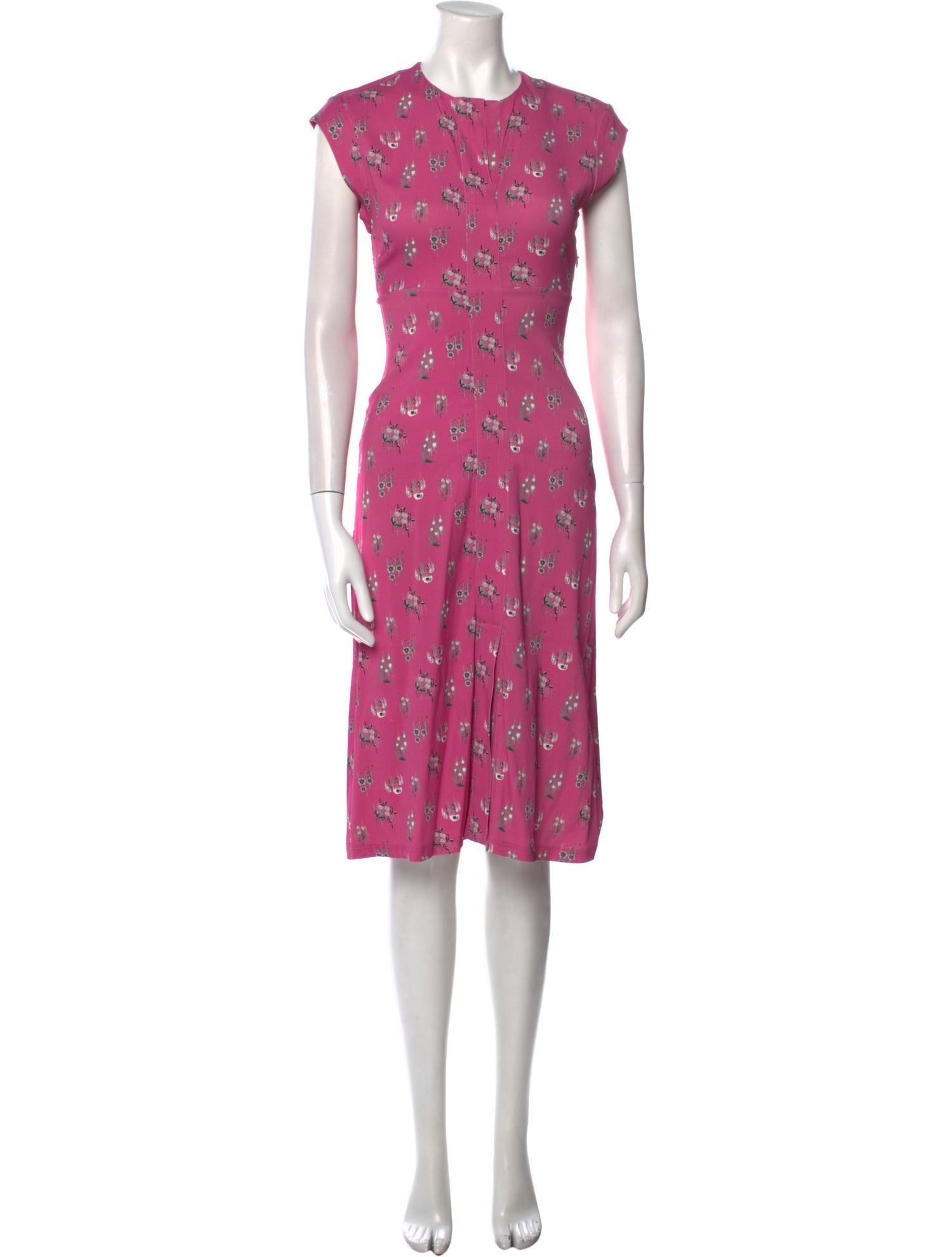 Rachel Comey Floral Print Midi Length Dress