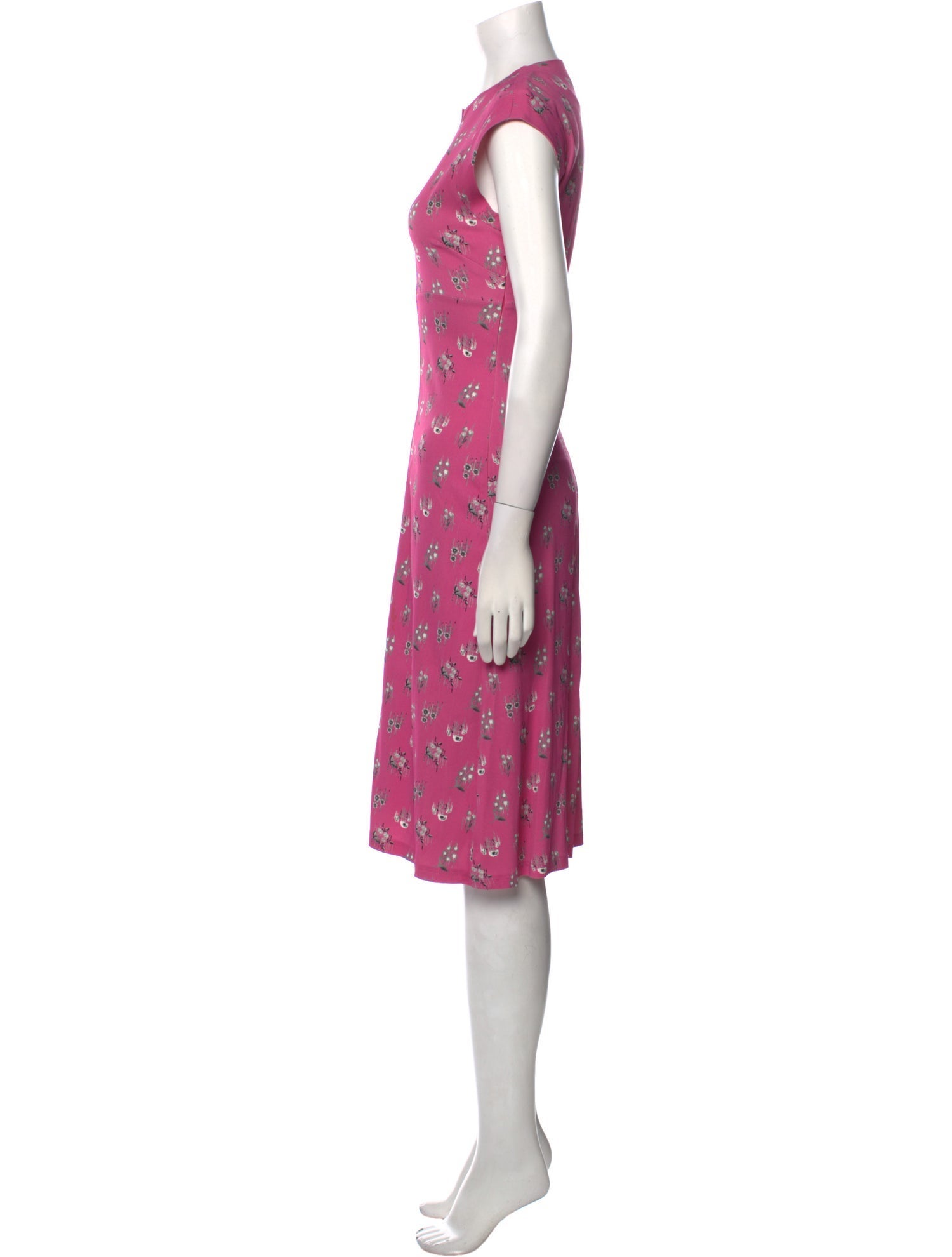 Rachel Comey Floral Print Midi Length Dress