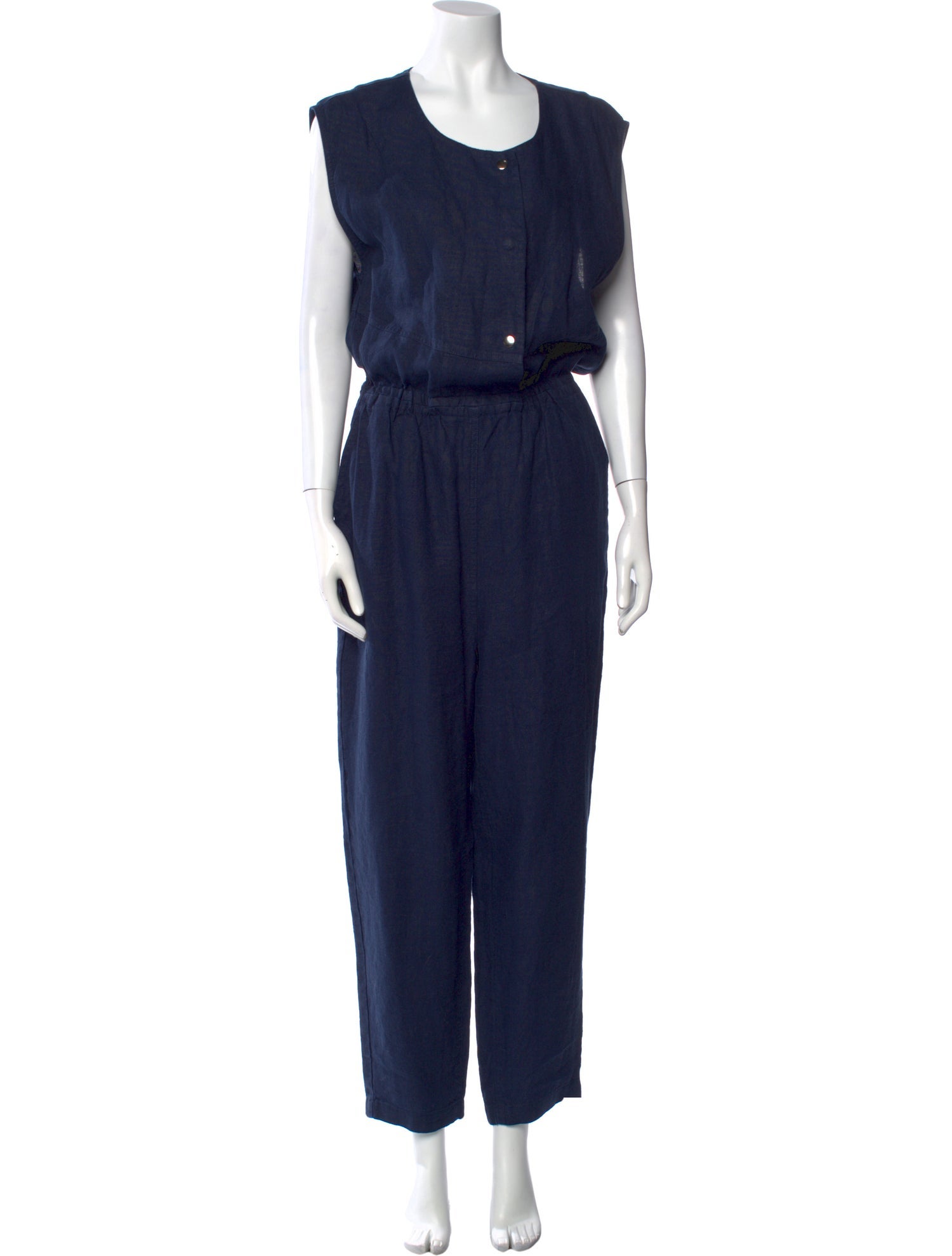 Rachel Comey Linen Scoop Neck Jumpsuit