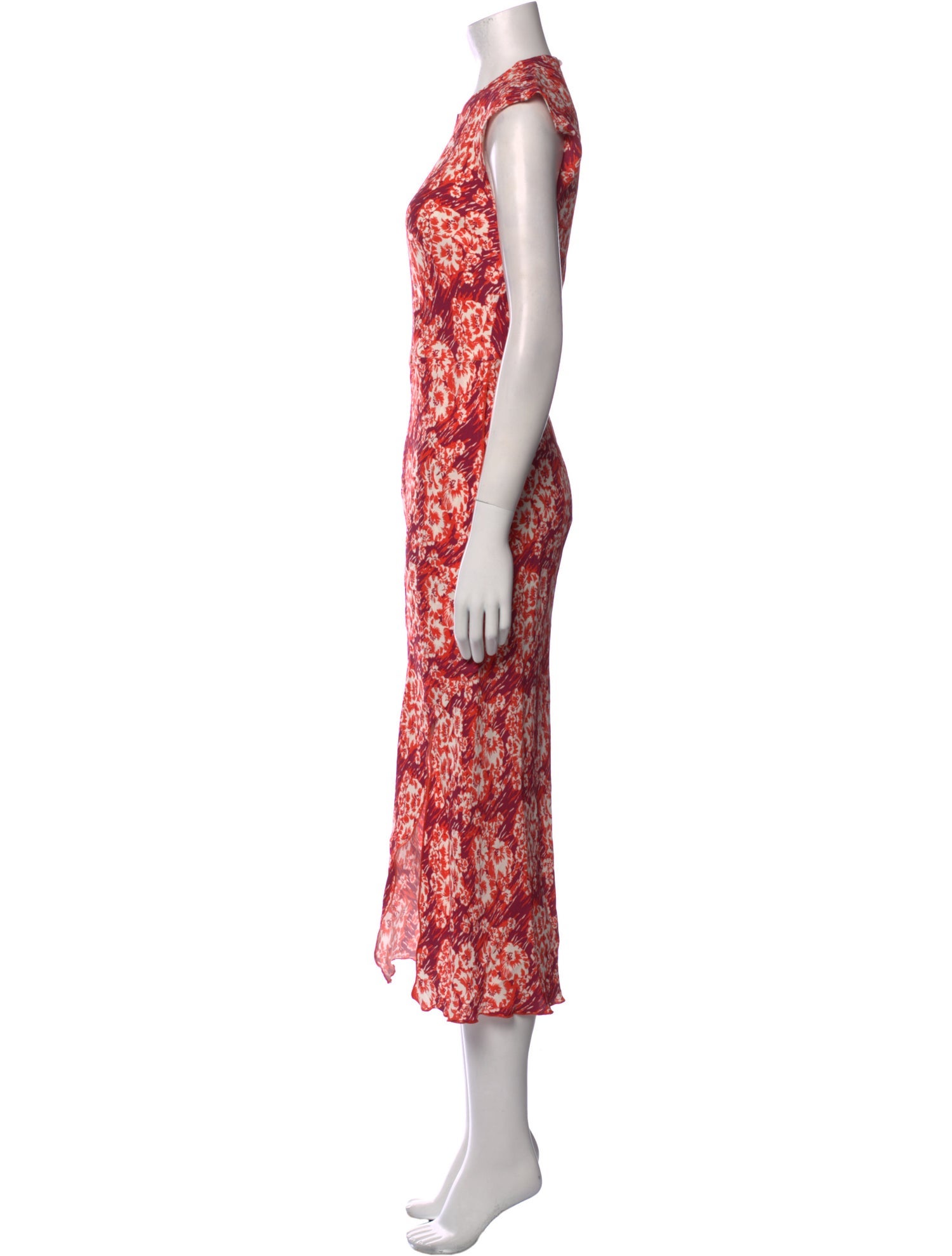 Rachel Comey Floral Print Long Dress
