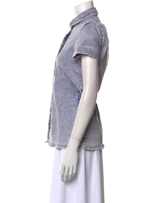 Rachel Comey Short Sleeve Button-Up Top