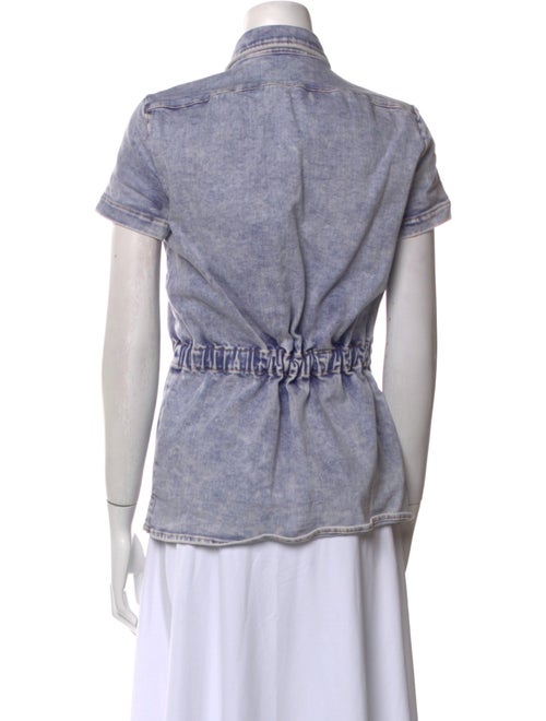 Rachel Comey Short Sleeve Button-Up Top