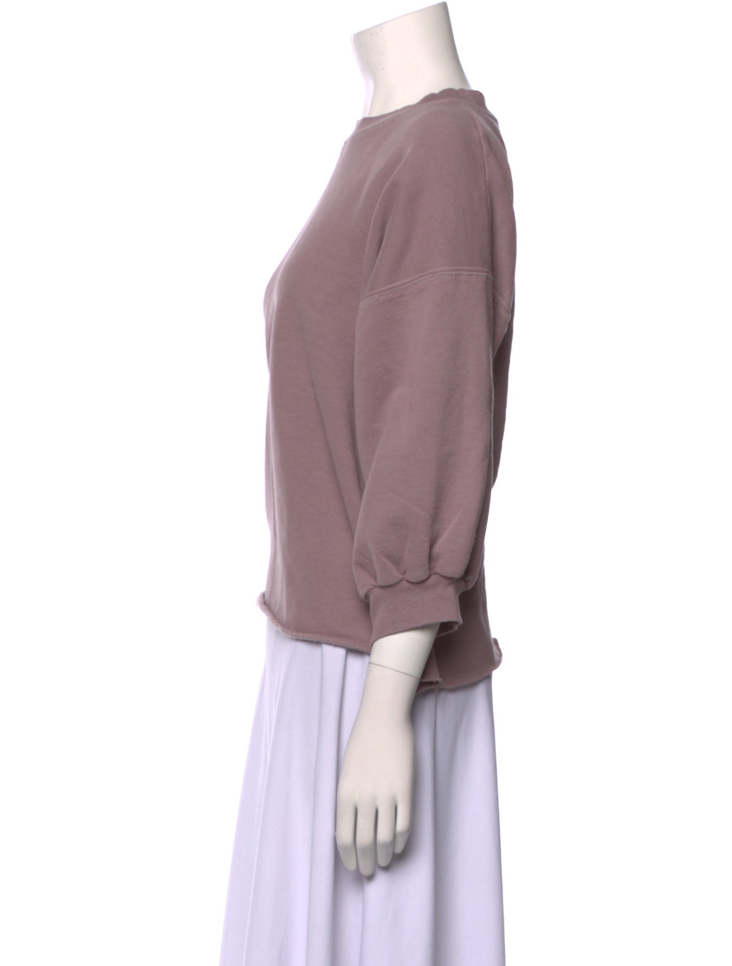 Rachel Comey Crew Neck Three-Quarter Sleeve Sweatshirt