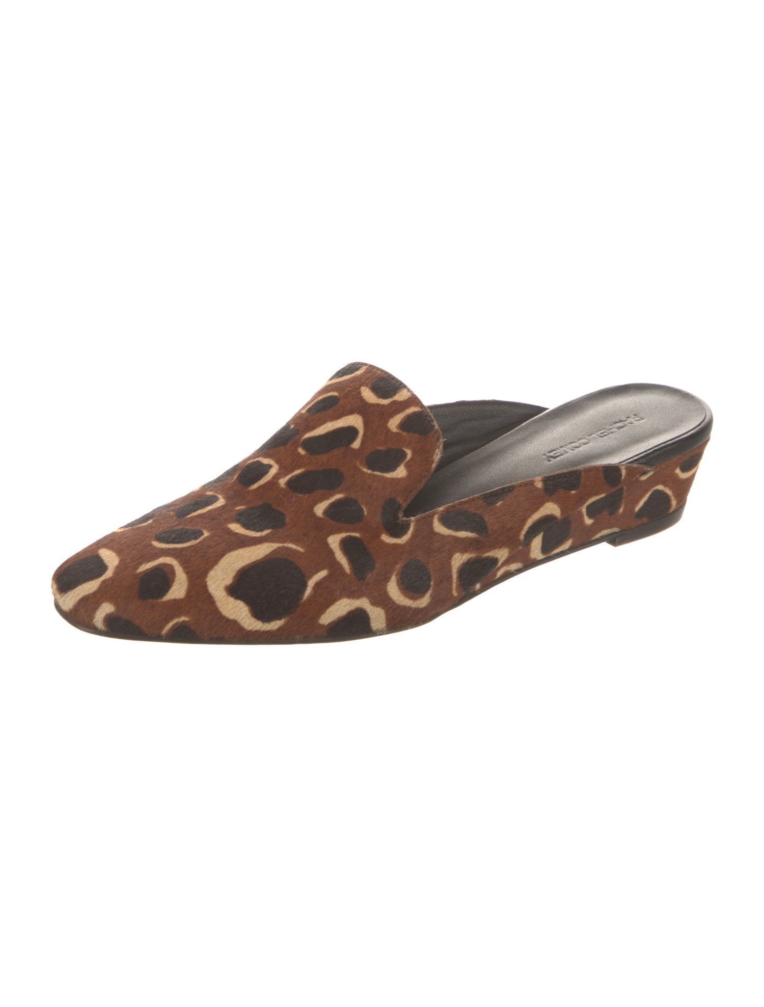 Rachel Comey Ponyhair Animal Print Mules