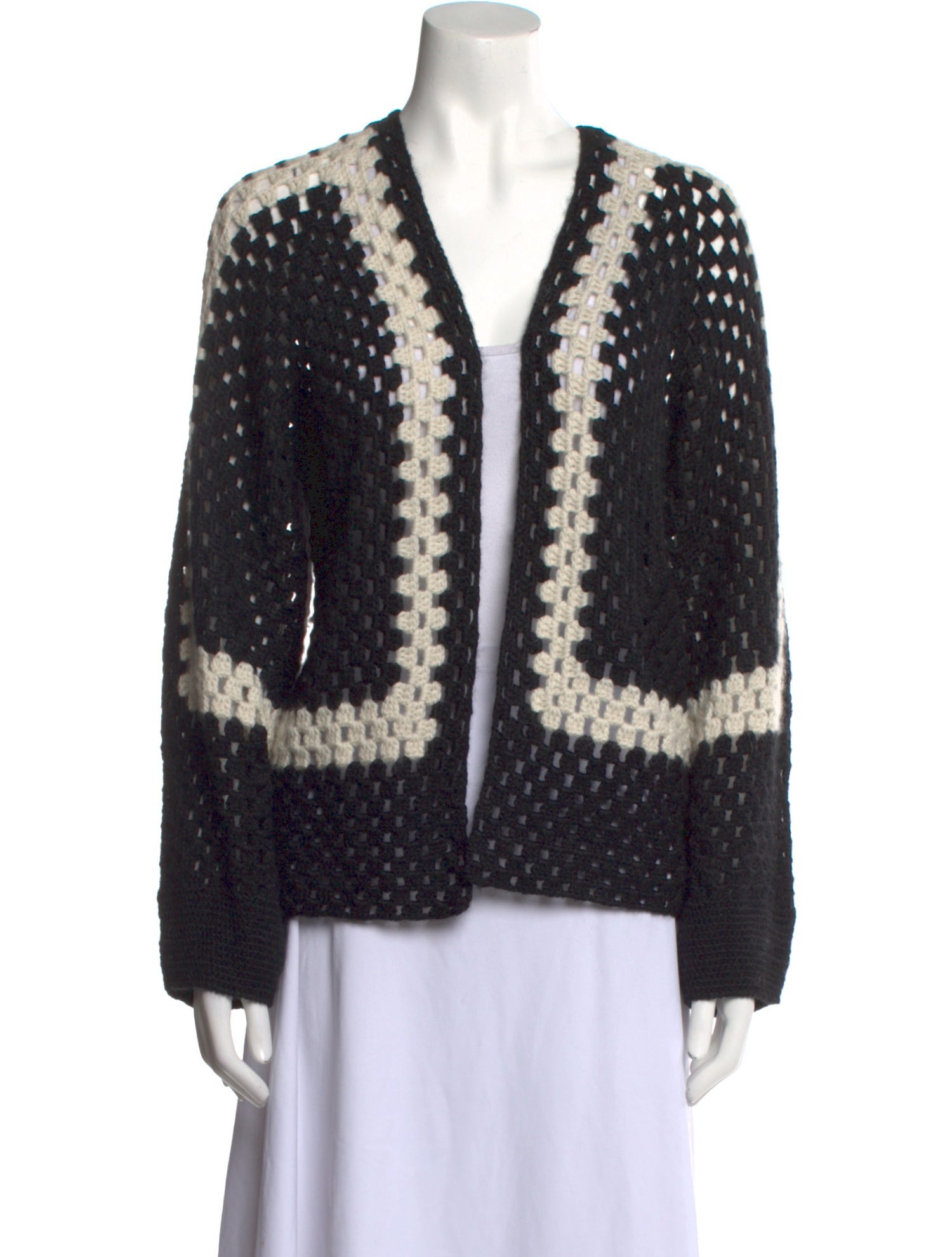 Rachel Comey Striped Open Front Sweater