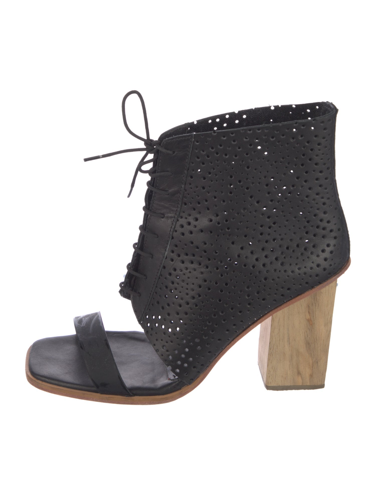 Rachel Comey Leather Lasercut Accents Gladiator Sandals