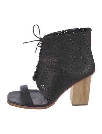 Rachel Comey Leather Lasercut Accents Gladiator Sandals