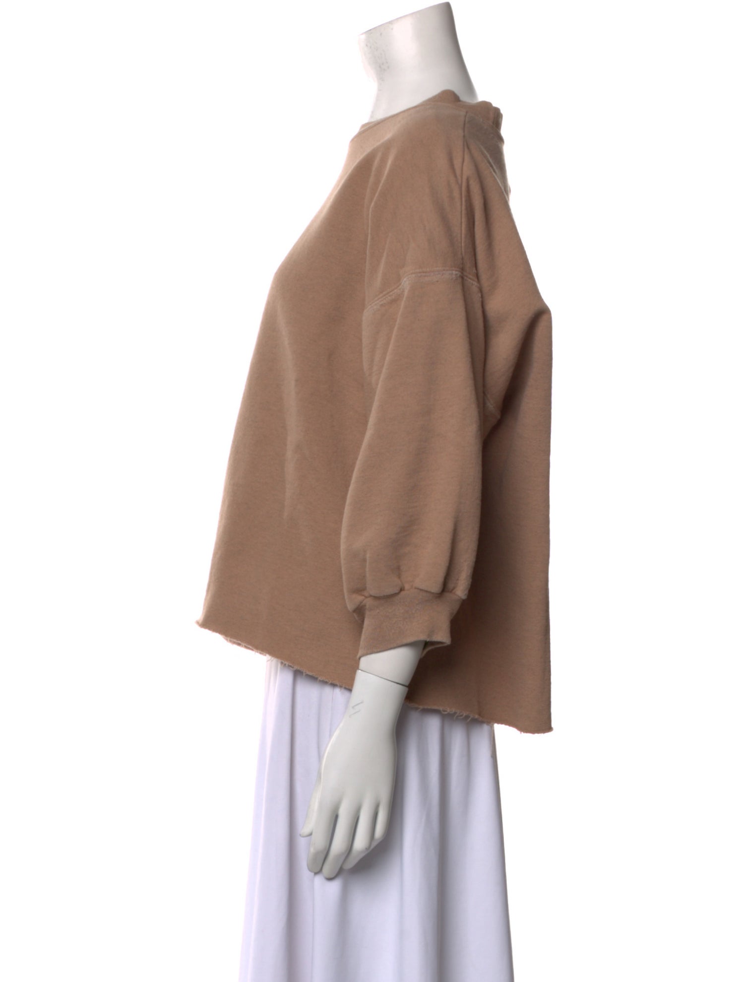 Rachel Comey Bateau Neckline Three-Quarter Sleeve Top