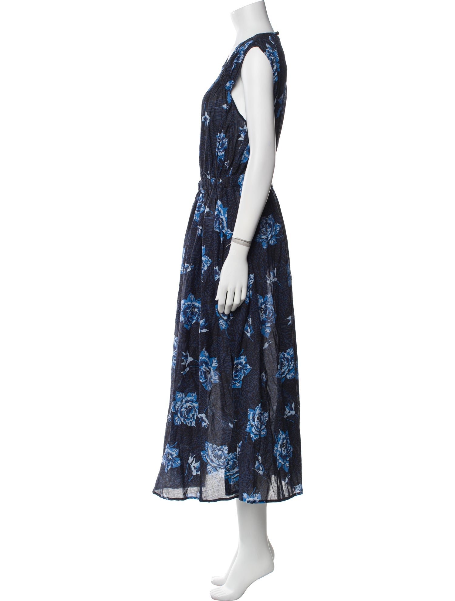 Rachel Comey Floral Print Long Dress
