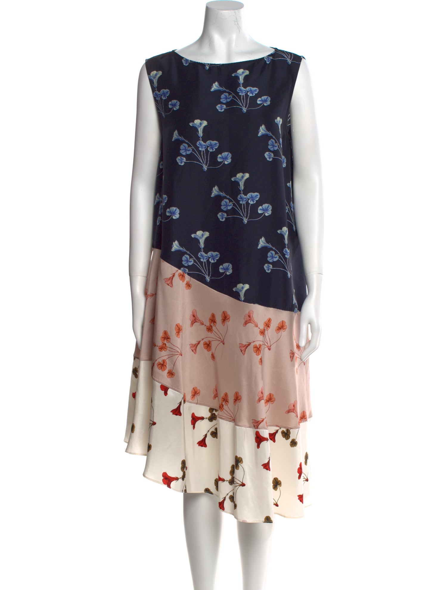 Rachel Comey Floral Print Midi Length Dress