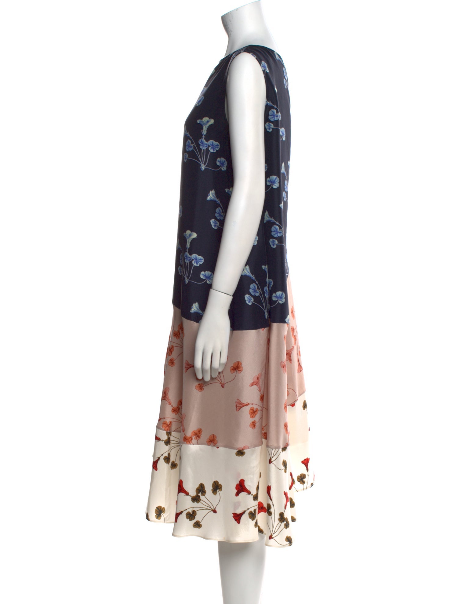 Rachel Comey Floral Print Midi Length Dress