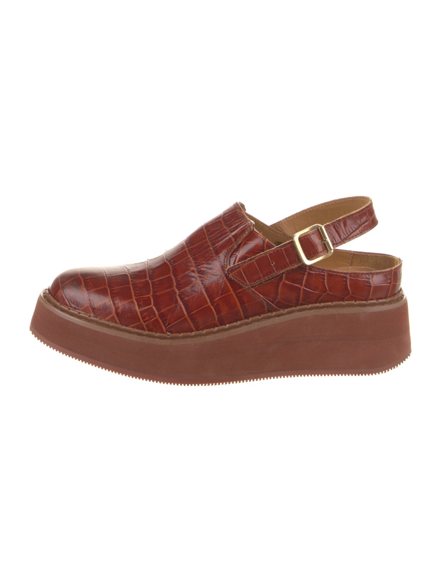 Rachel Comey Leather Printed Slingback Pumps