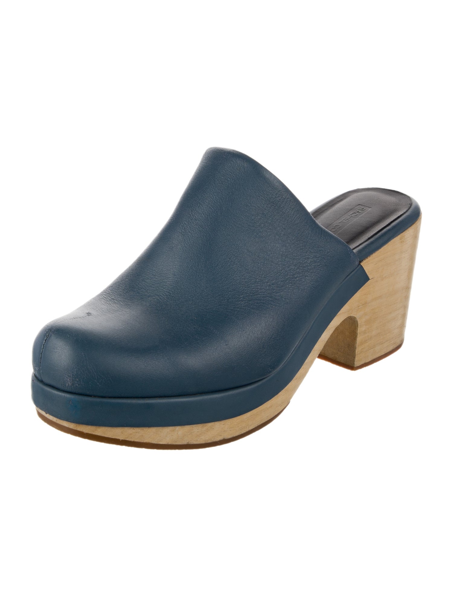 Rachel Comey Leather Colorblock Pattern Mules