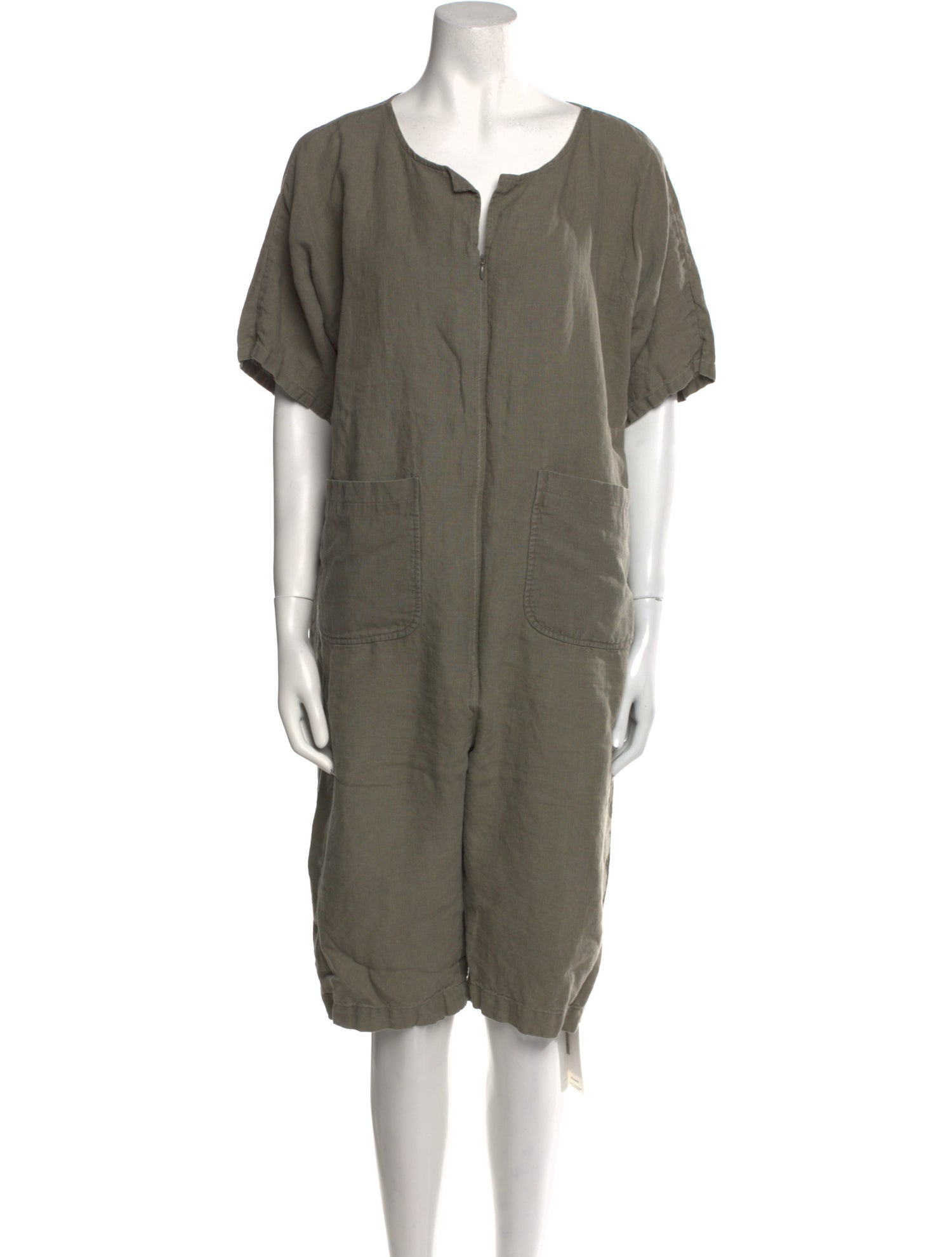 Rachel Comey Linen V-Neck Romper