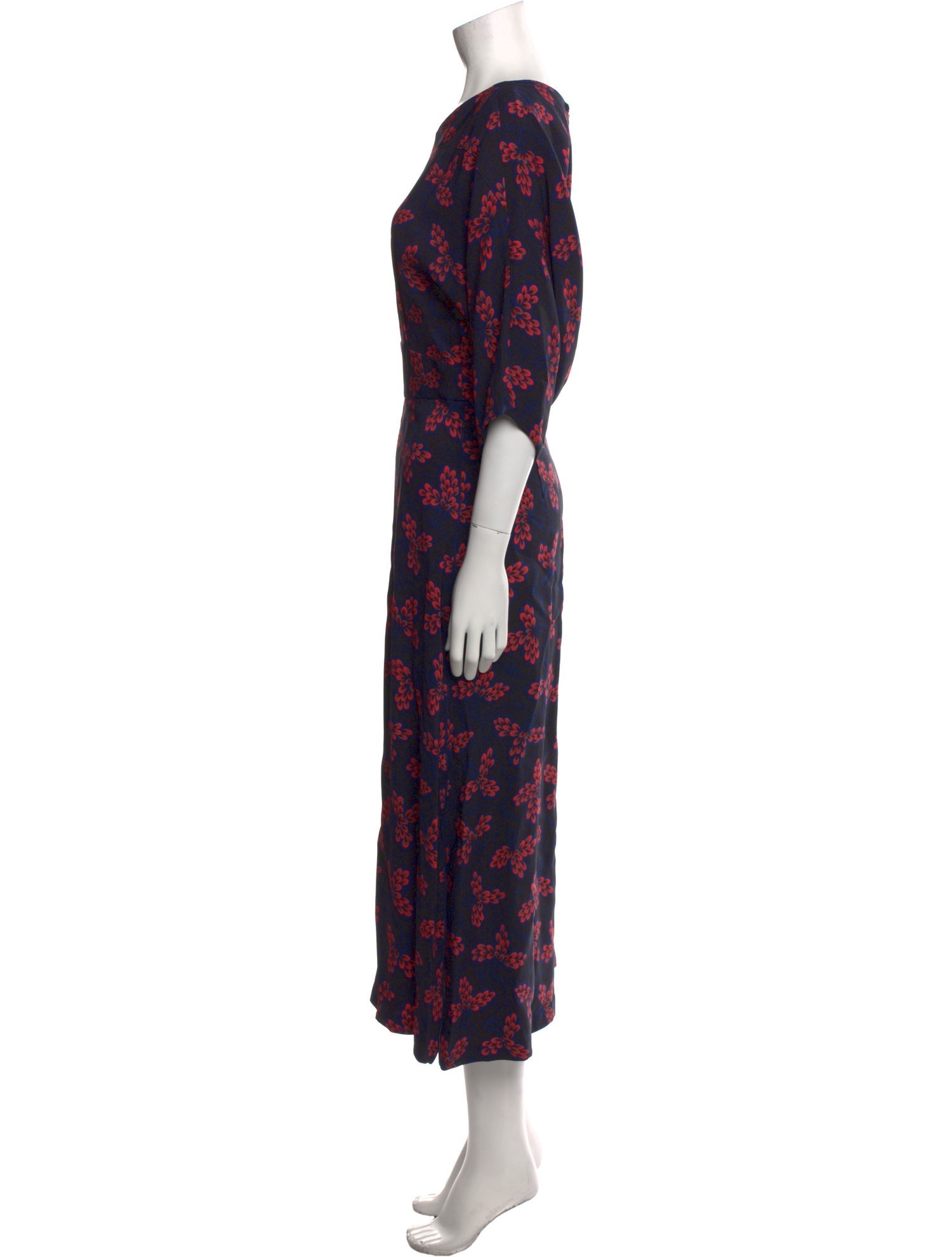 Rachel Comey Floral Print Long Dress