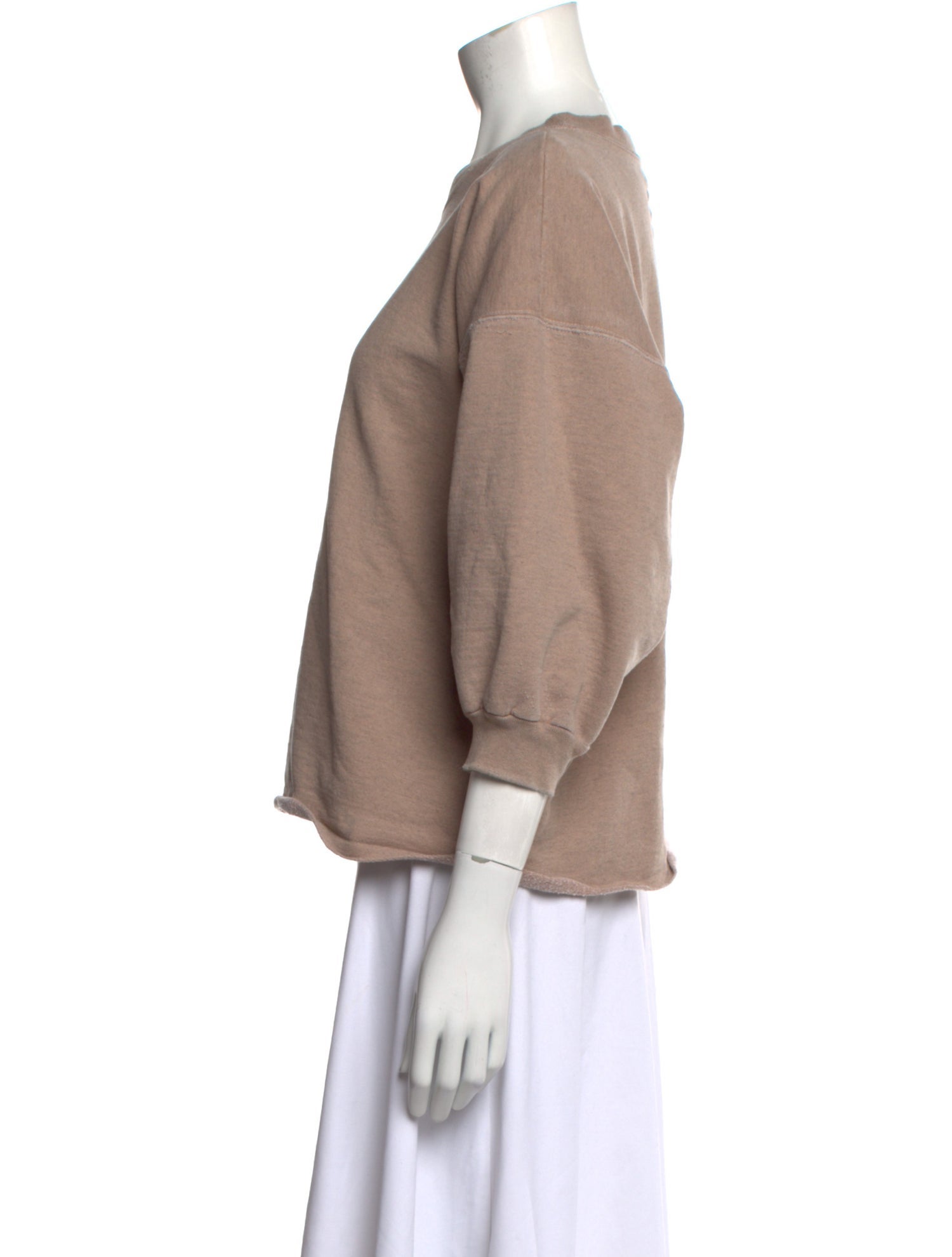 Rachel Comey Crew Neck Three-Quarter Sleeve Sweatshirt