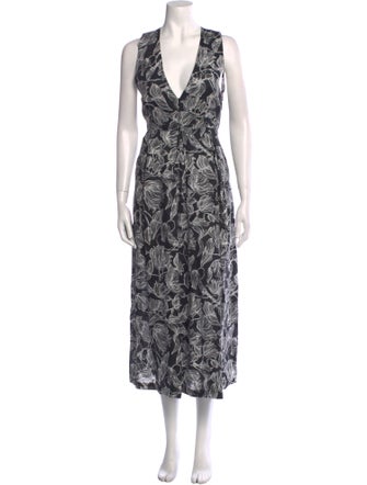 Rachel Comey Linen Printed Jumpsuit