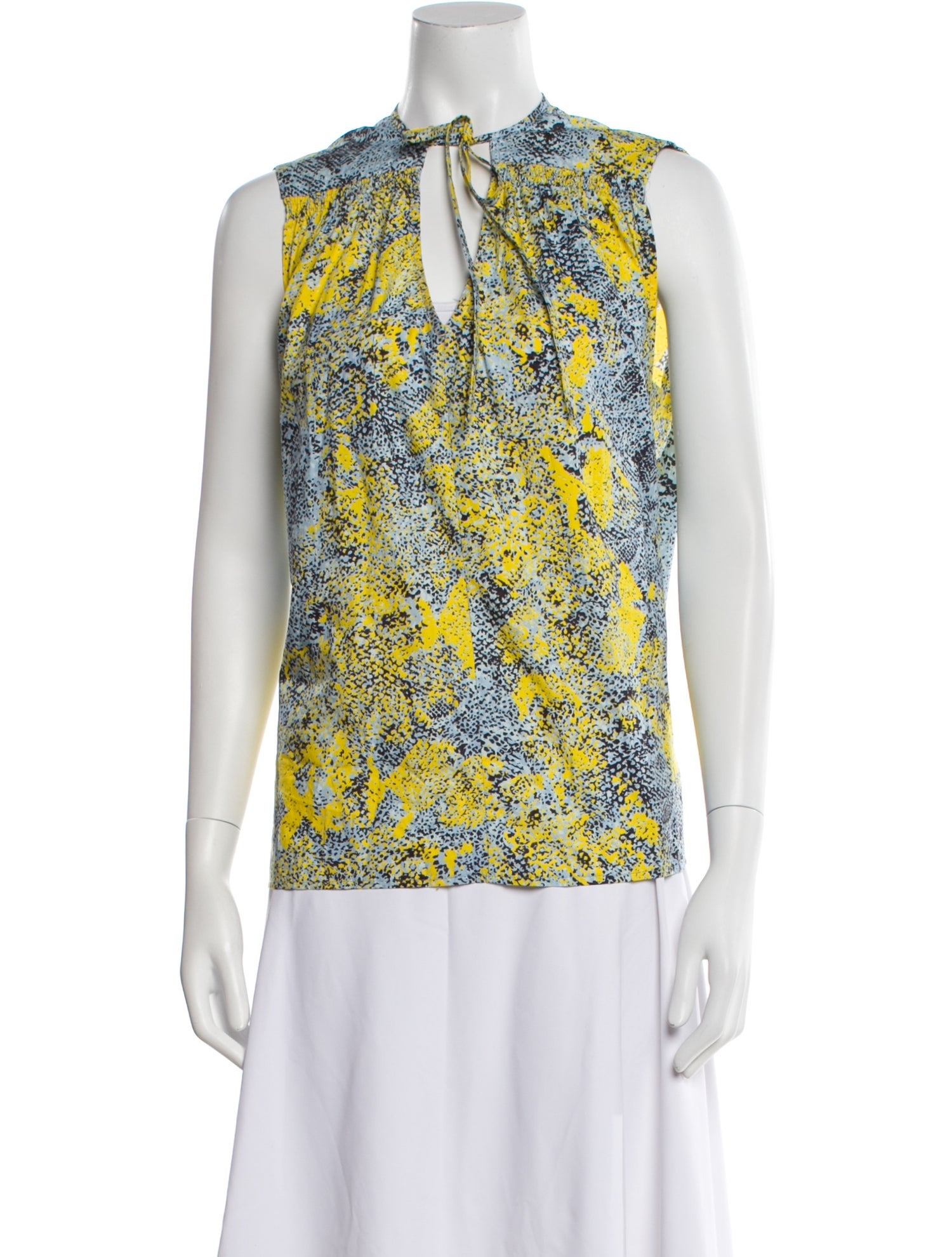 Rachel Comey Silk Floral Print Blouse