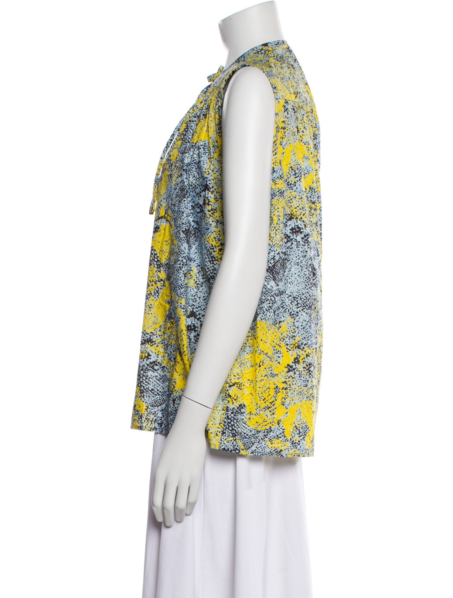 Rachel Comey Silk Floral Print Blouse