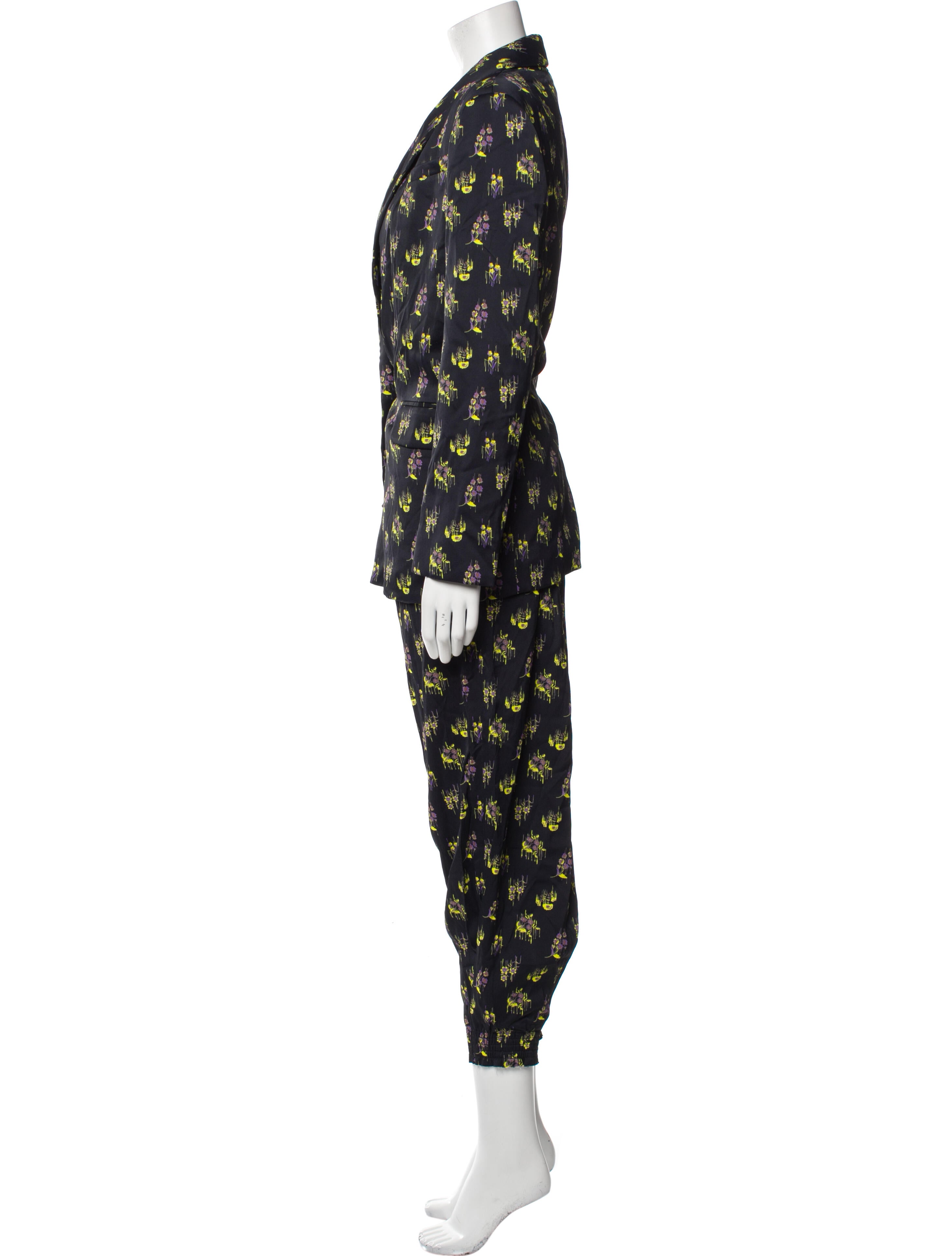 Rachel Comey Floral Print Pantsuit w/ Tags