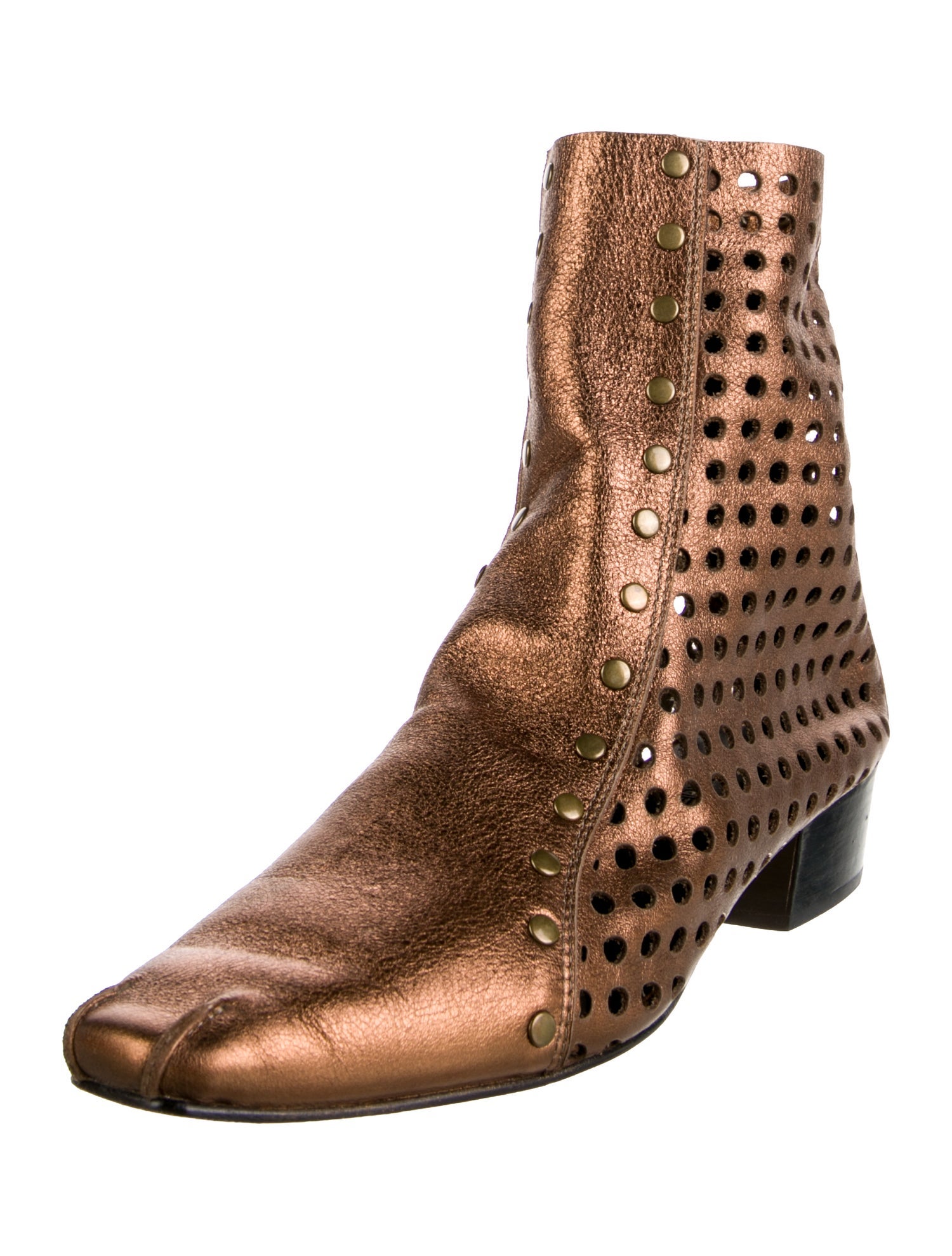 Rachel Comey Leather Lasercut Accents Sock Boots