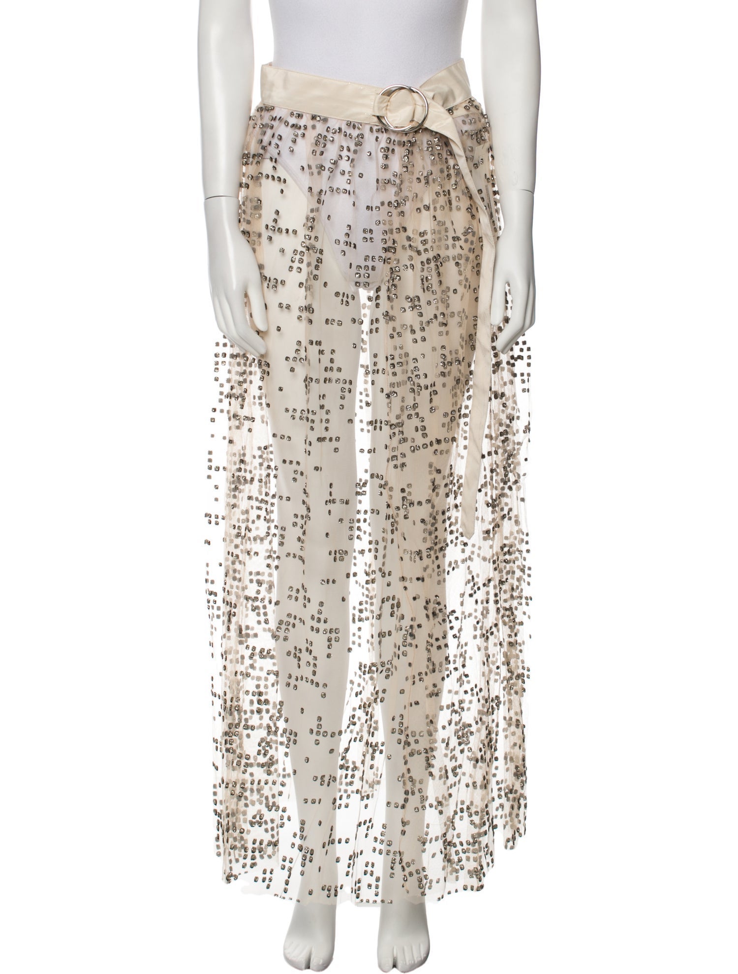 Rachel Comey Polka Dot Print Long Skirt