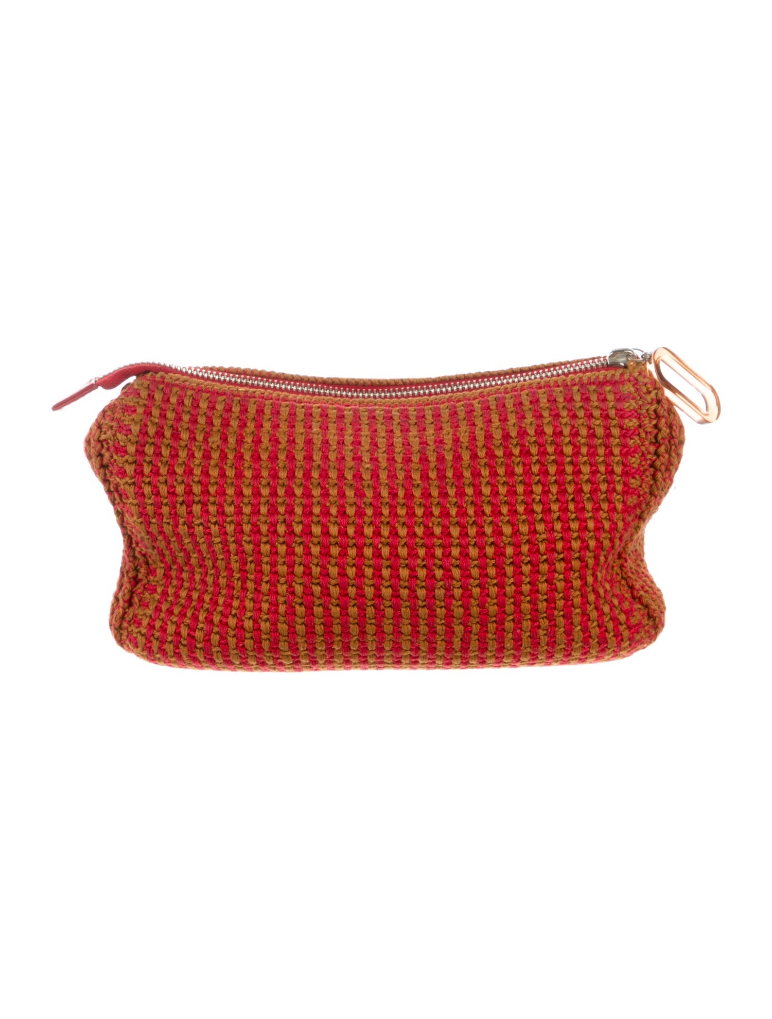 Prada Canapa Vichy Pouch - Blue Cosmetic Bags, Accessories