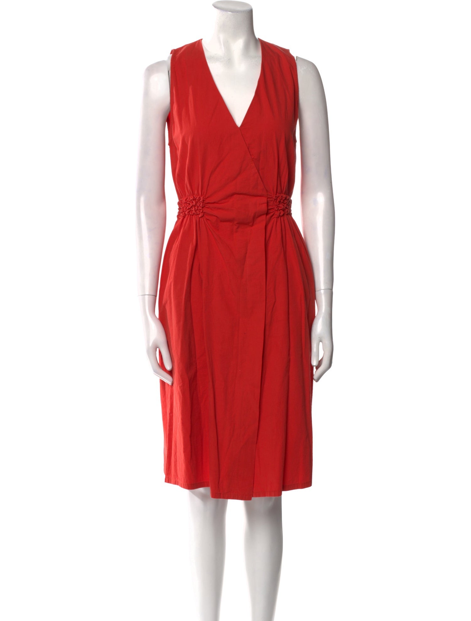 Rachel Comey V-Neck Knee-Length Dress