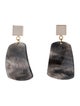 Rachel Comey Mirror & Acrylic Drop Earrings