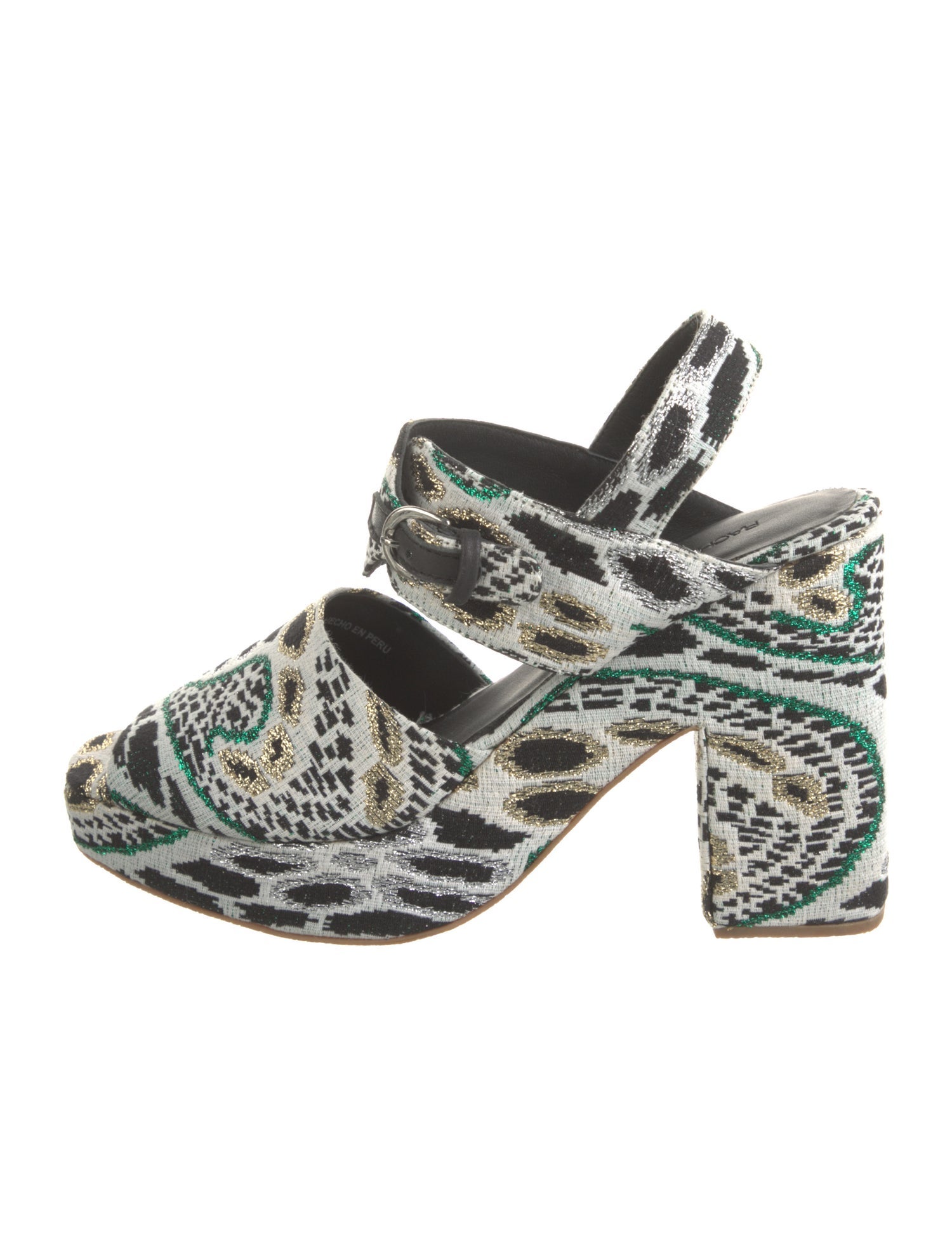 Rachel Comey Printed Slingback Sandals