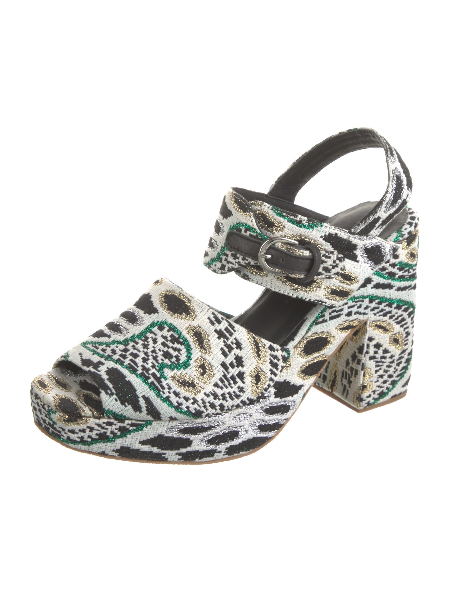 Rachel Comey Printed Slingback Sandals