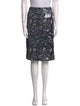 Rachel Comey Floral Print Knee-Length Skirt