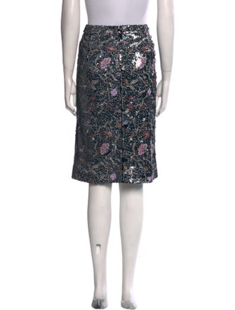 Rachel Comey Floral Print Knee-Length Skirt