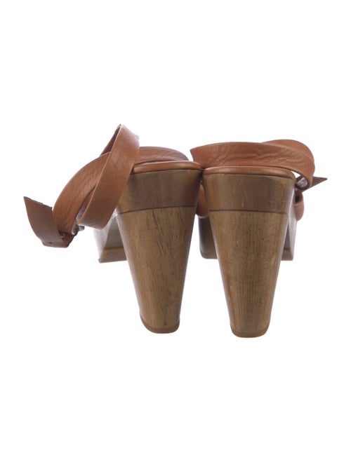 Rachel Comey Leather Colorblock Pattern T-Strap Pumps