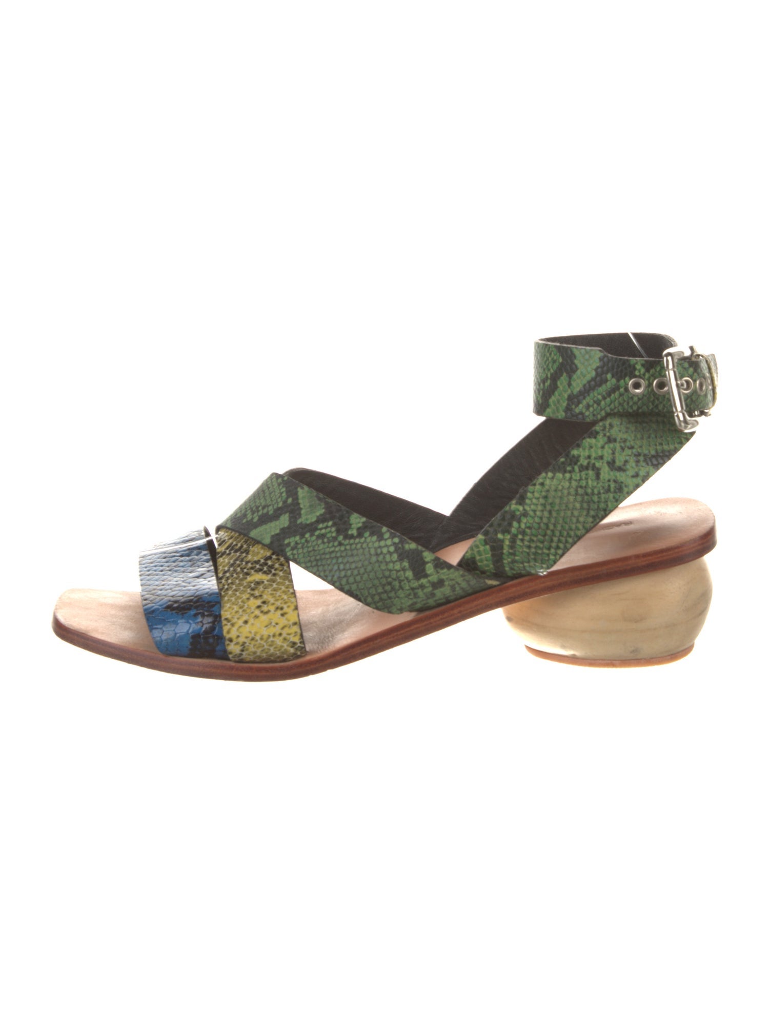 Rachel Comey Leather Animal Print Sandals