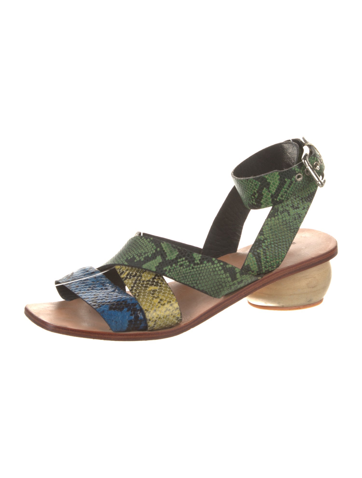 Rachel Comey Leather Animal Print Sandals