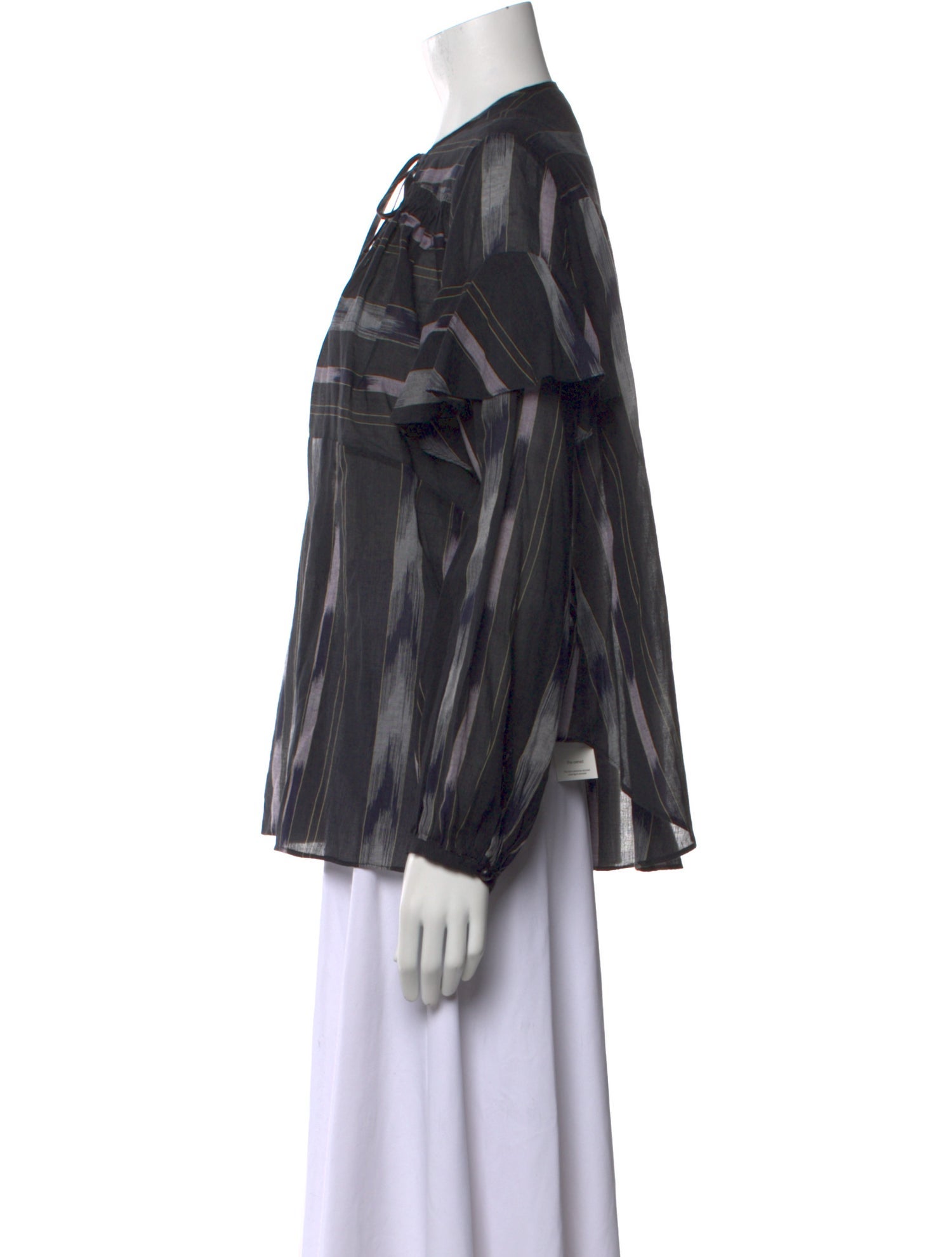 Rachel Comey Printed Tie Neck Blouse