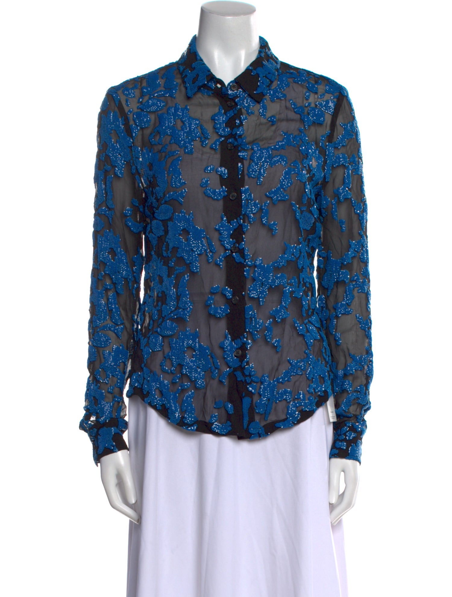 Rachel Comey Long Sleeve Button-Up Top