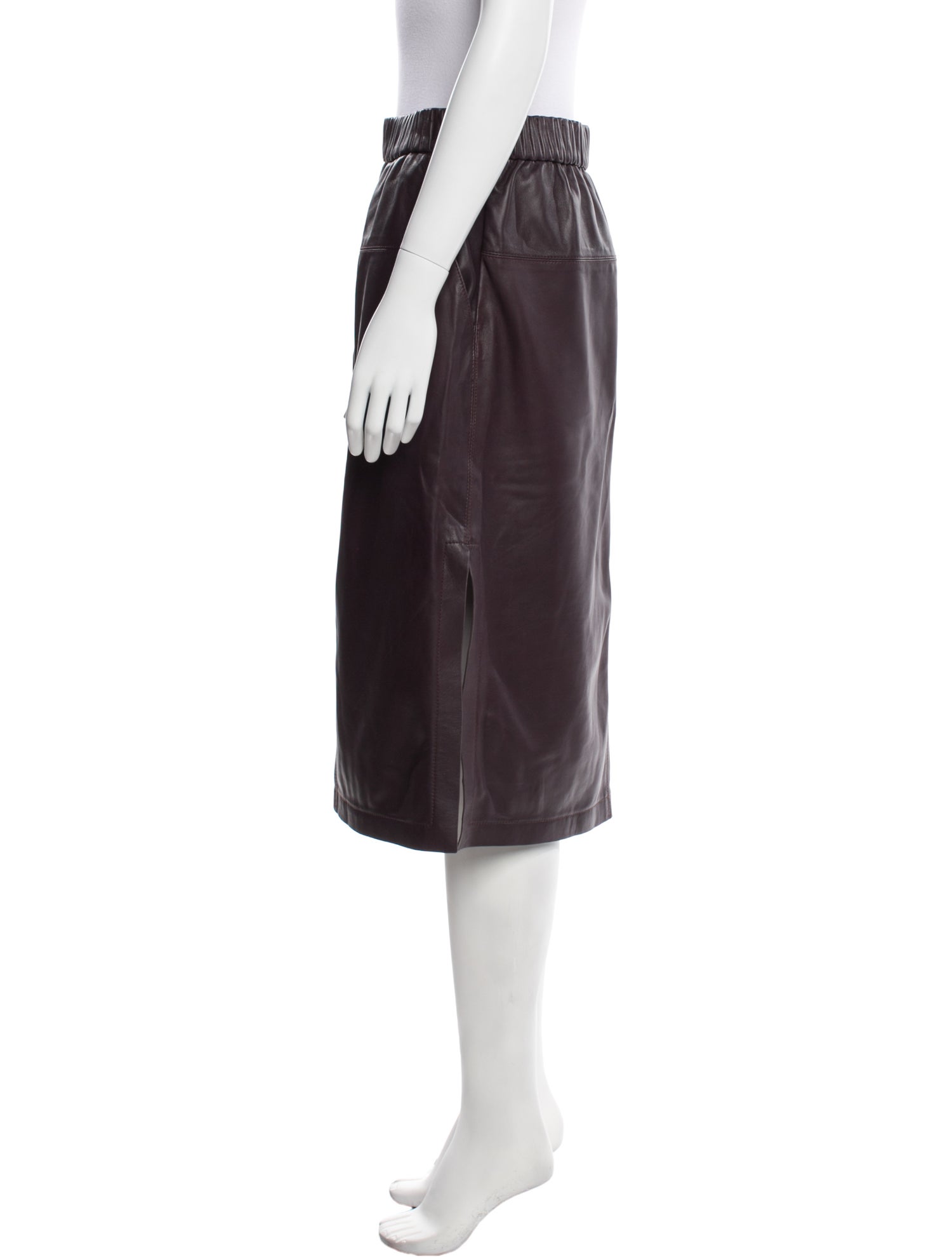 Rachel Comey Leather Midi Length Skirt
