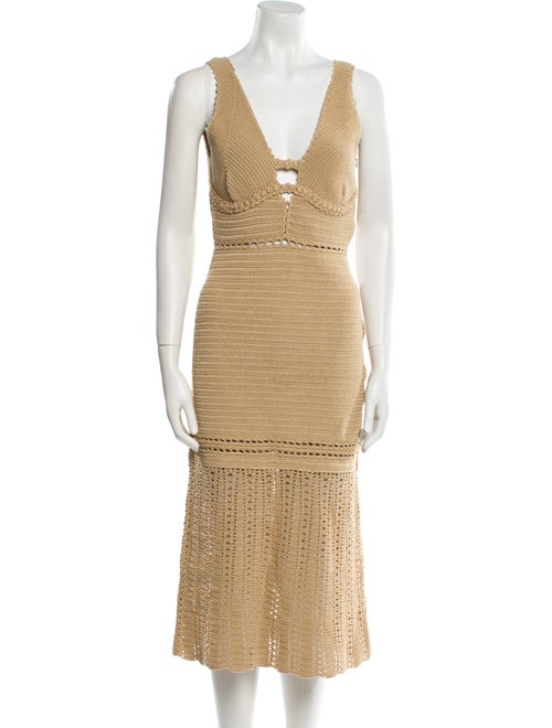 Rachel Comey V-Neck Midi Length Dress