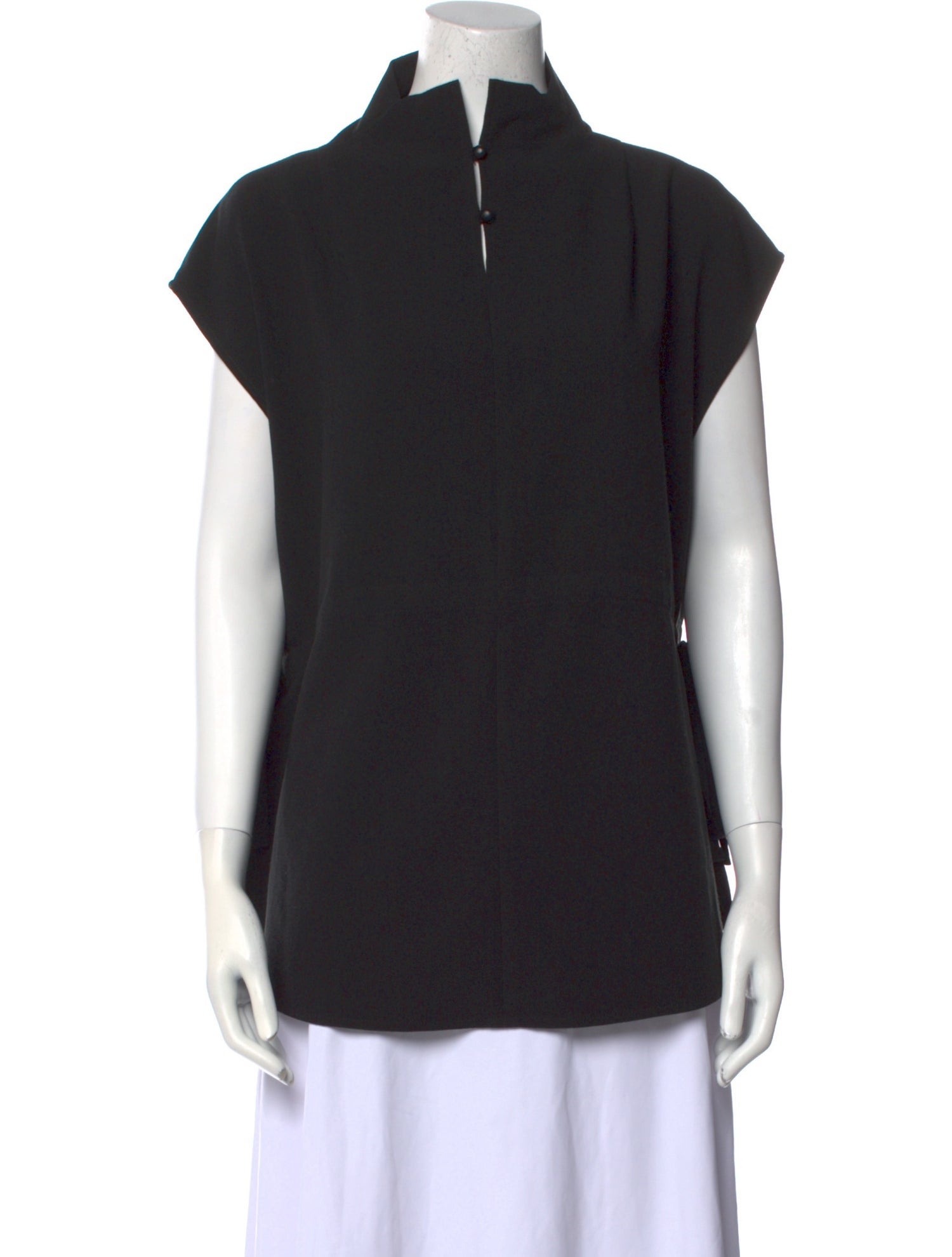 Rachel Comey Mock Neck Short Sleeve Sweatshirt