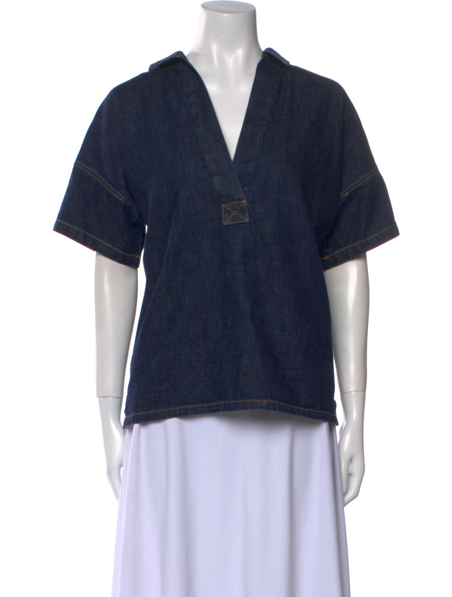 Rachel Comey V-Neck Short Sleeve T-Shirt