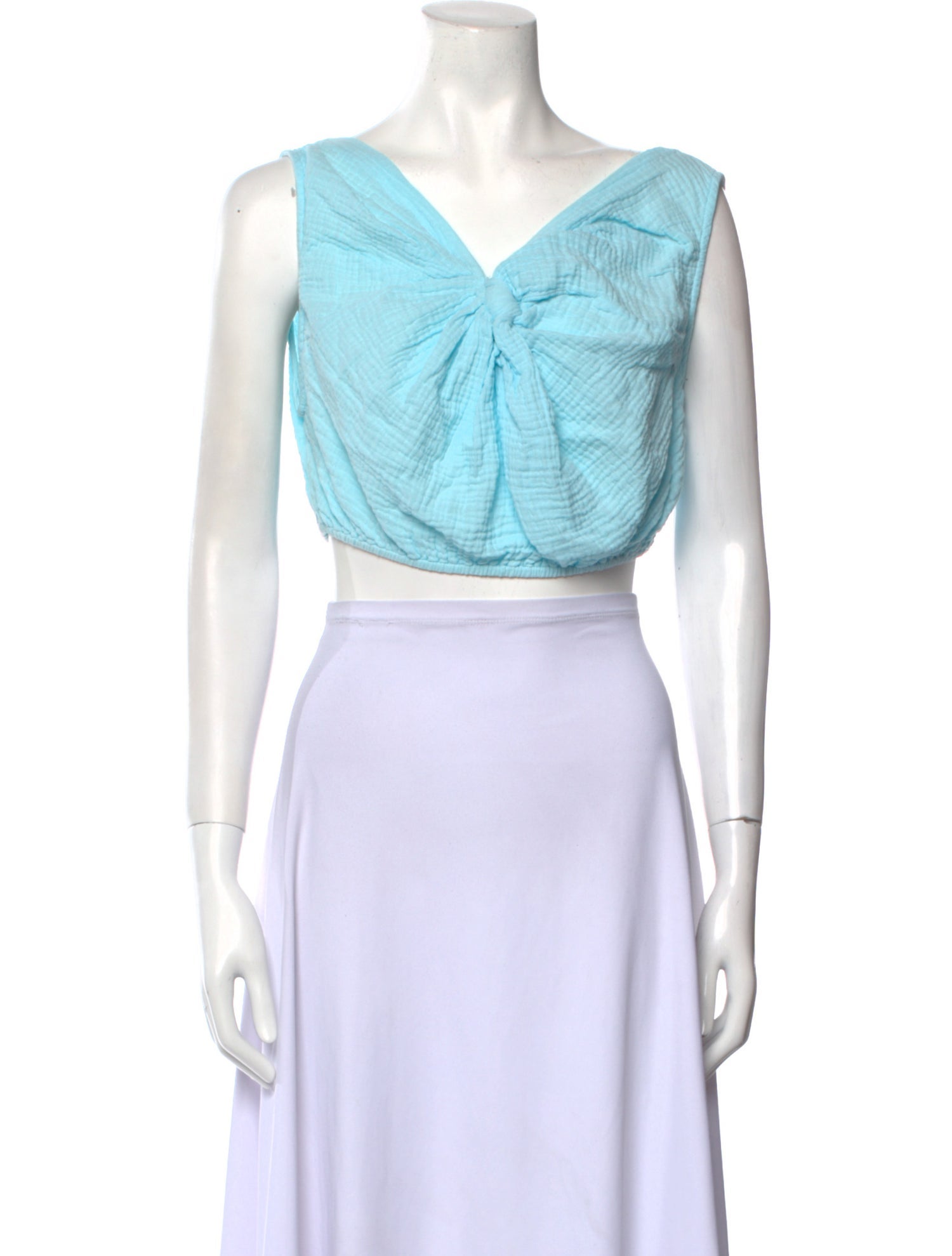 Rachel Comey V-Neck Sleeveless Crop Top