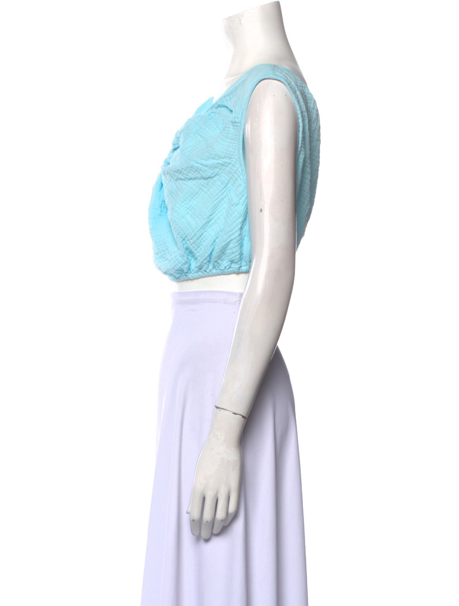 Rachel Comey V-Neck Sleeveless Crop Top