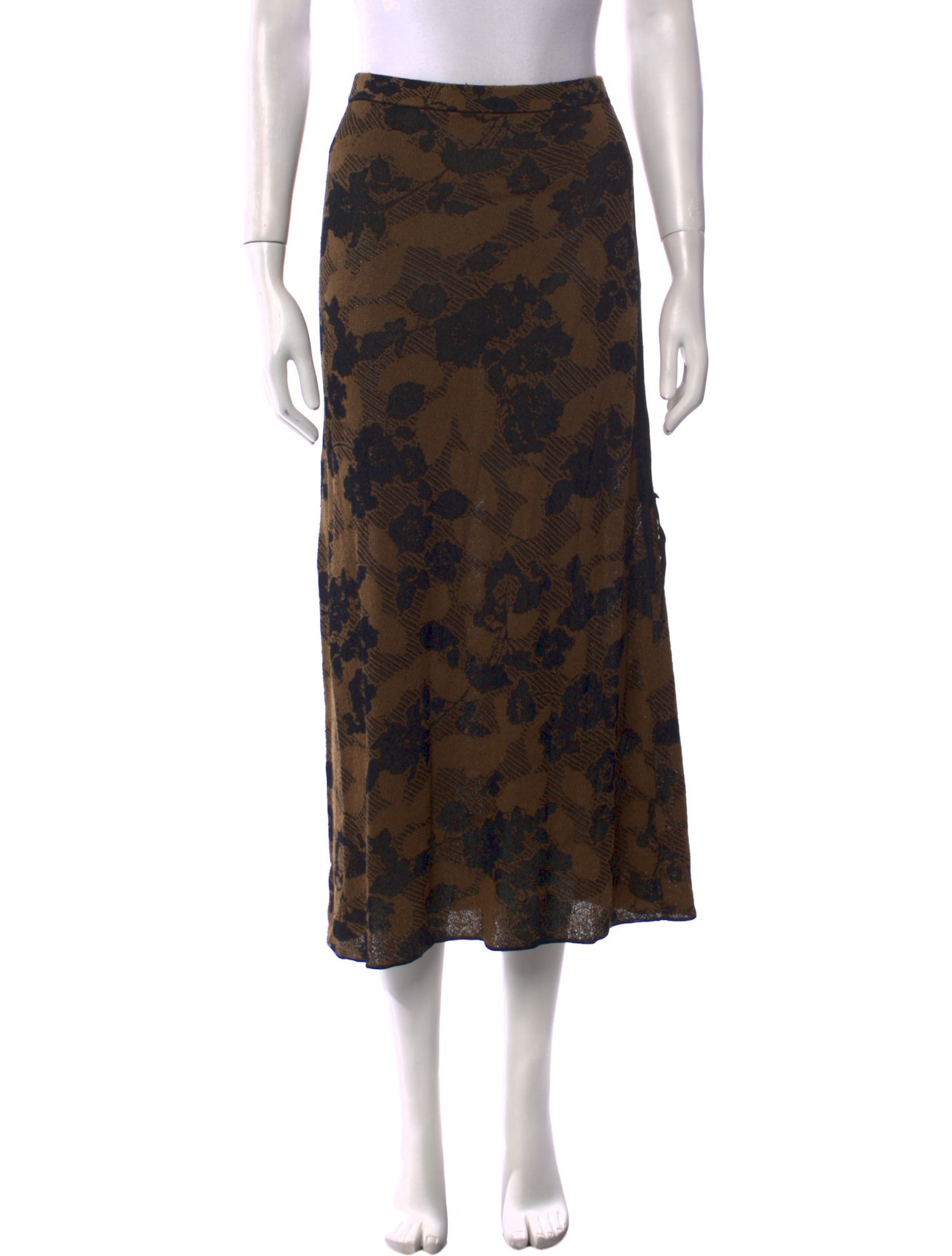 Rachel Comey Floral Print Midi Length Skirt