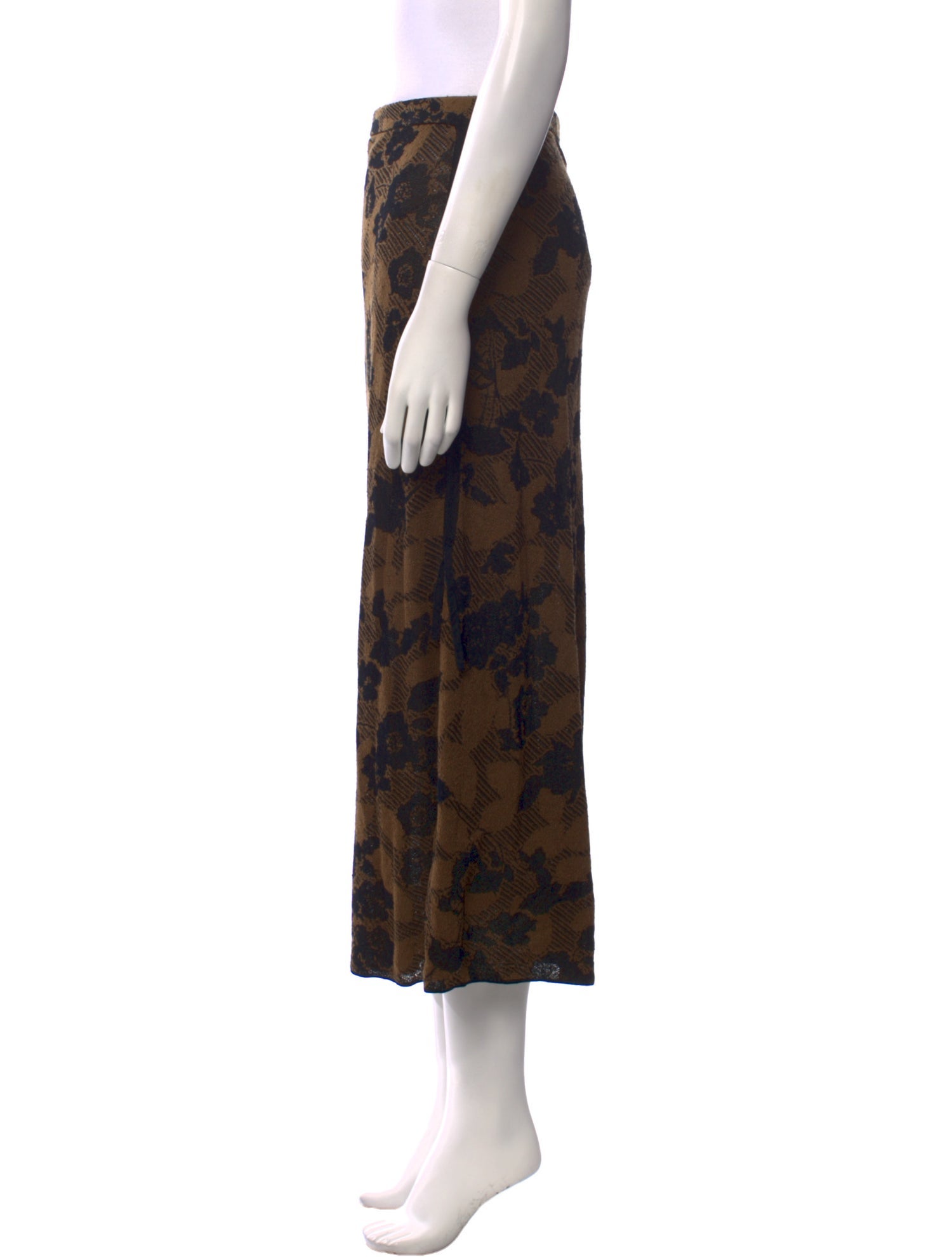 Rachel Comey Floral Print Midi Length Skirt