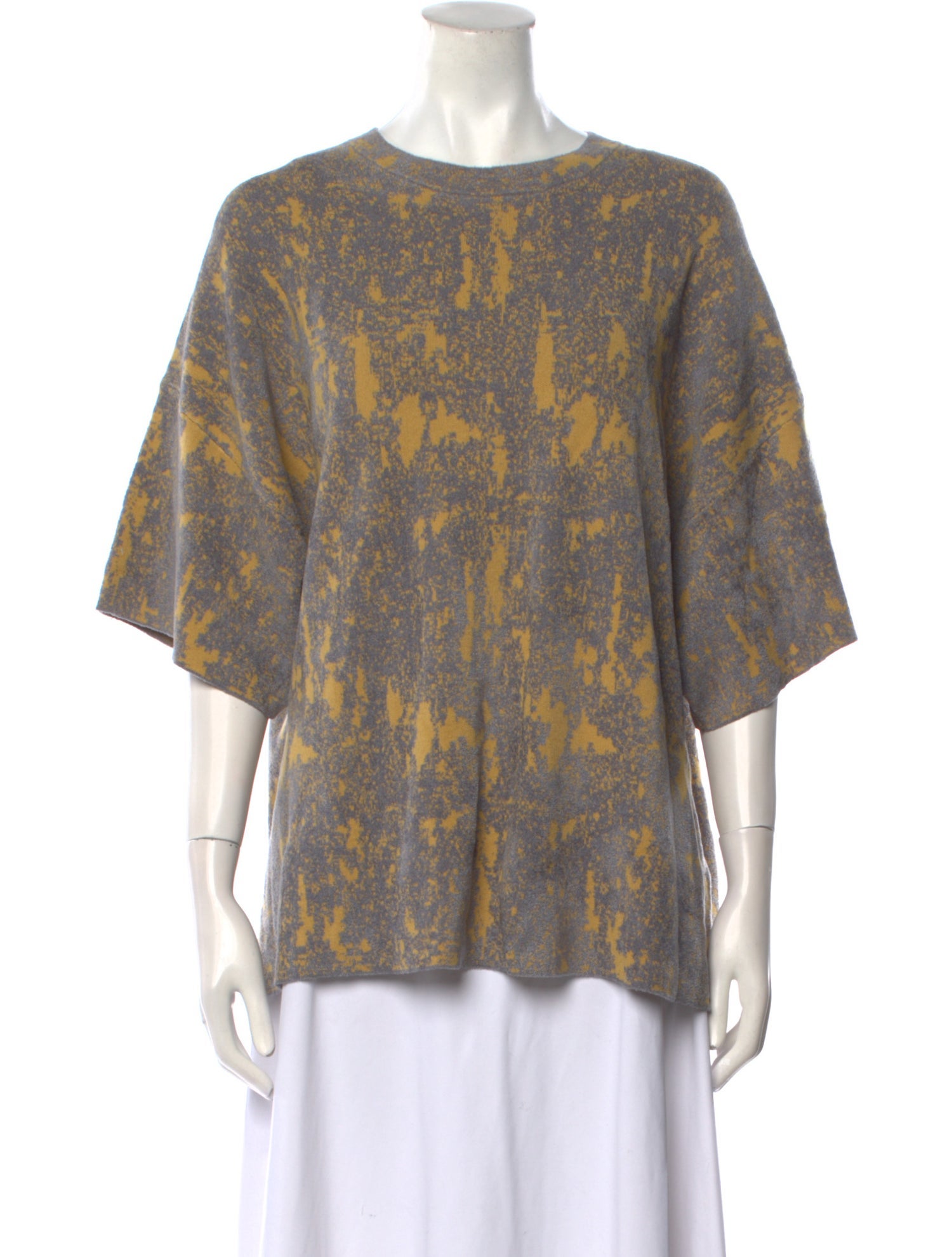 Rachel Comey Printed Crew Neck Blouse w/ Tags