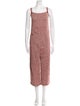 Rachel Comey Linen Tweed Pattern Jumpsuit